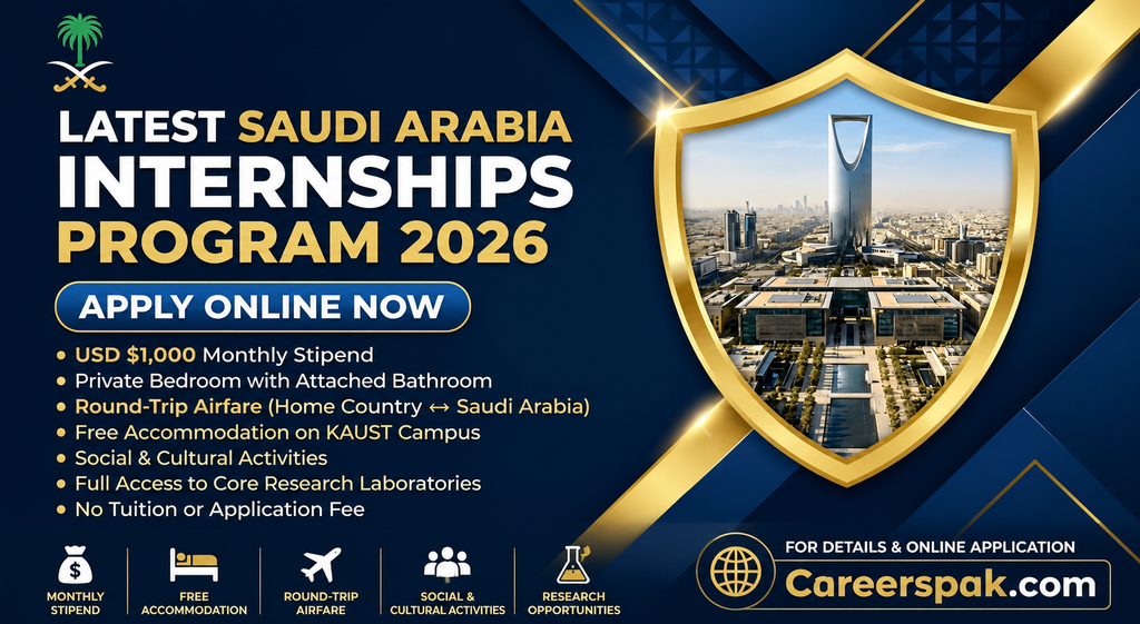 Latest KAUST VSRP Internship Online Apply Advertisement 2026
