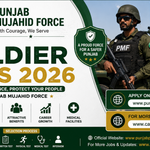 Punjab Mujahid Force Soldier Jobs 2026 – Latest Recruitment | Apply Now