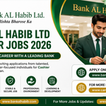Bank Al Habib Ltd Cashier Jobs 2026 – Apply Online | Latest Bank Careers
